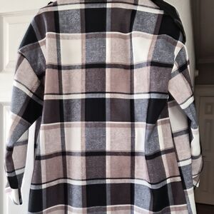 Plaid Women's Blazer Jacket